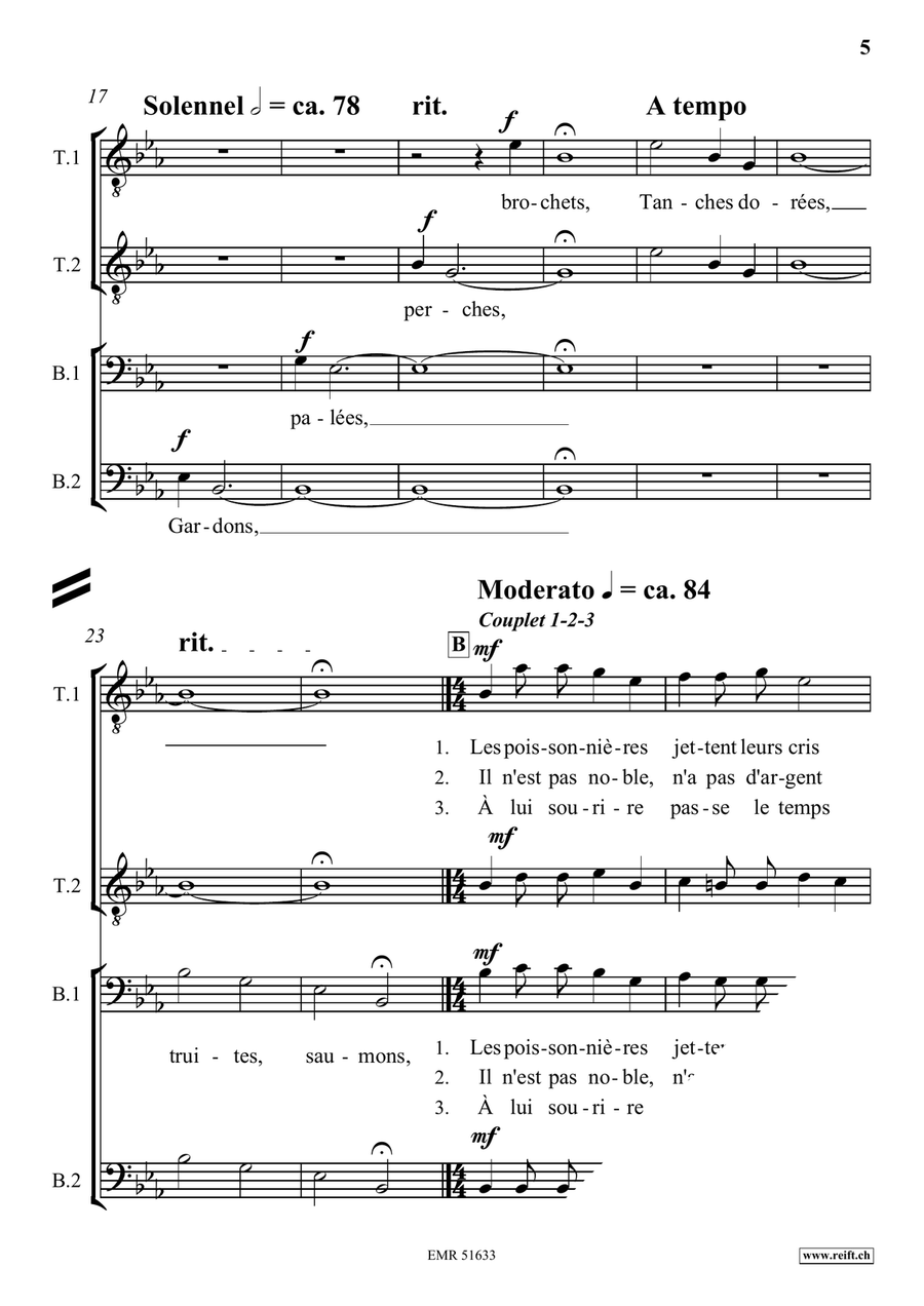 Marché aux Poissons Marché aux Poissons Score scores gallery preview page 6