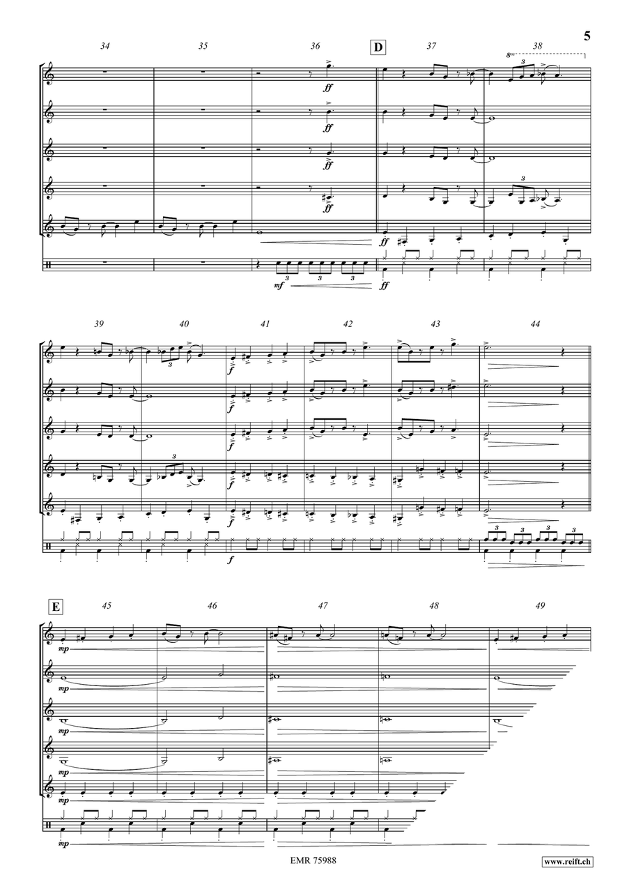 Swinging In The Hall Of The Mountain King Cornet scores gallery preview page 7
