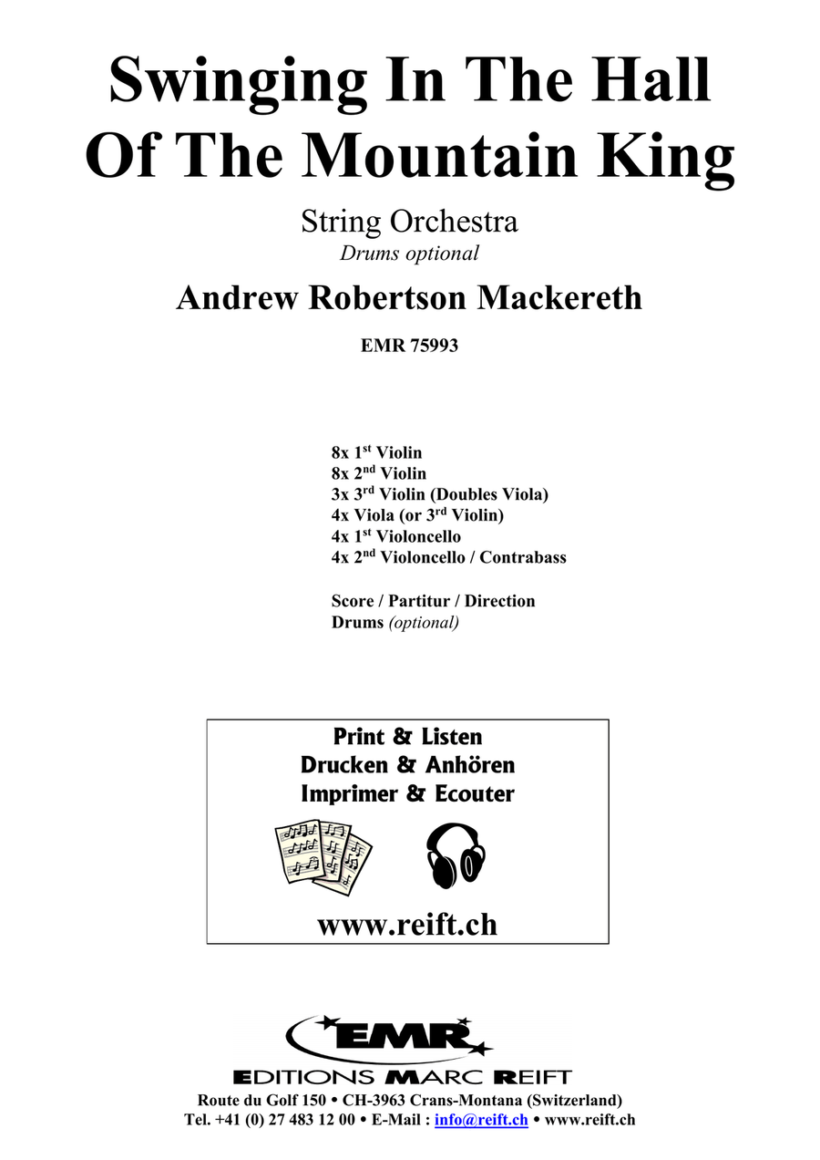 Swinging In The Hall Of The Mountain King String Orchestra scores gallery preview page 2