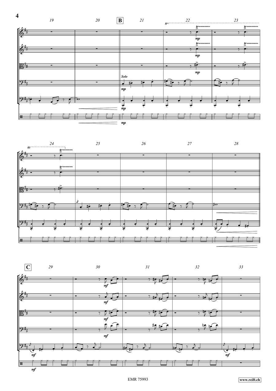 Swinging In The Hall Of The Mountain King String Orchestra scores gallery preview page 5