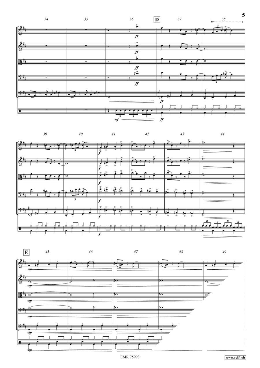 Swinging In The Hall Of The Mountain King String Orchestra scores gallery preview page 6