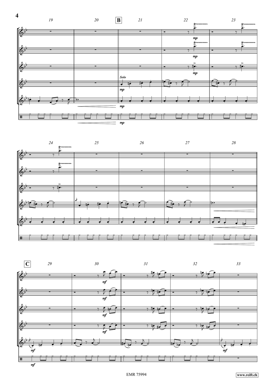 Swinging In The Hall Of The Mountain King Flute scores gallery preview page 5