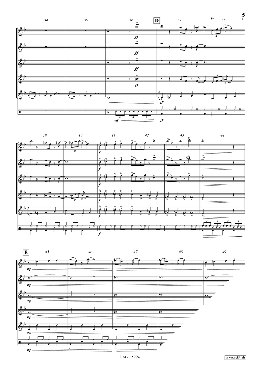 Swinging In The Hall Of The Mountain King Flute scores gallery preview page 6