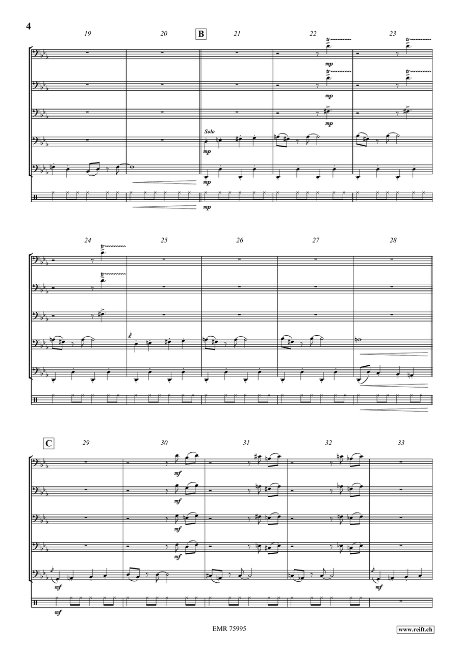 Swinging In The Hall Of The Mountain King Bassoon scores gallery preview page 5