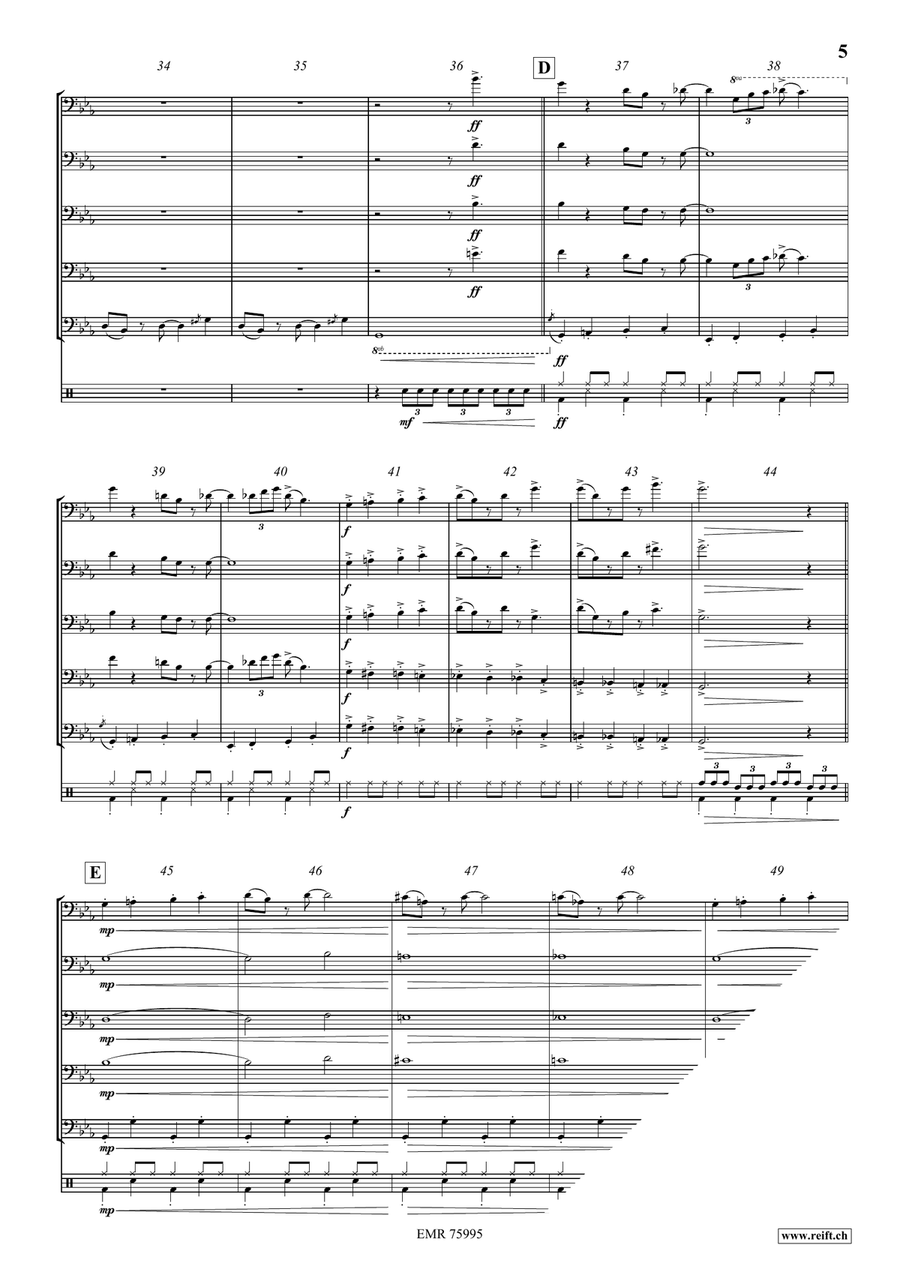 Swinging In The Hall Of The Mountain King Bassoon scores gallery preview page 6