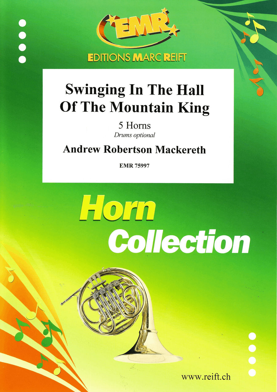 Swinging In The Hall Of The Mountain King Horn scores gallery preview page 1