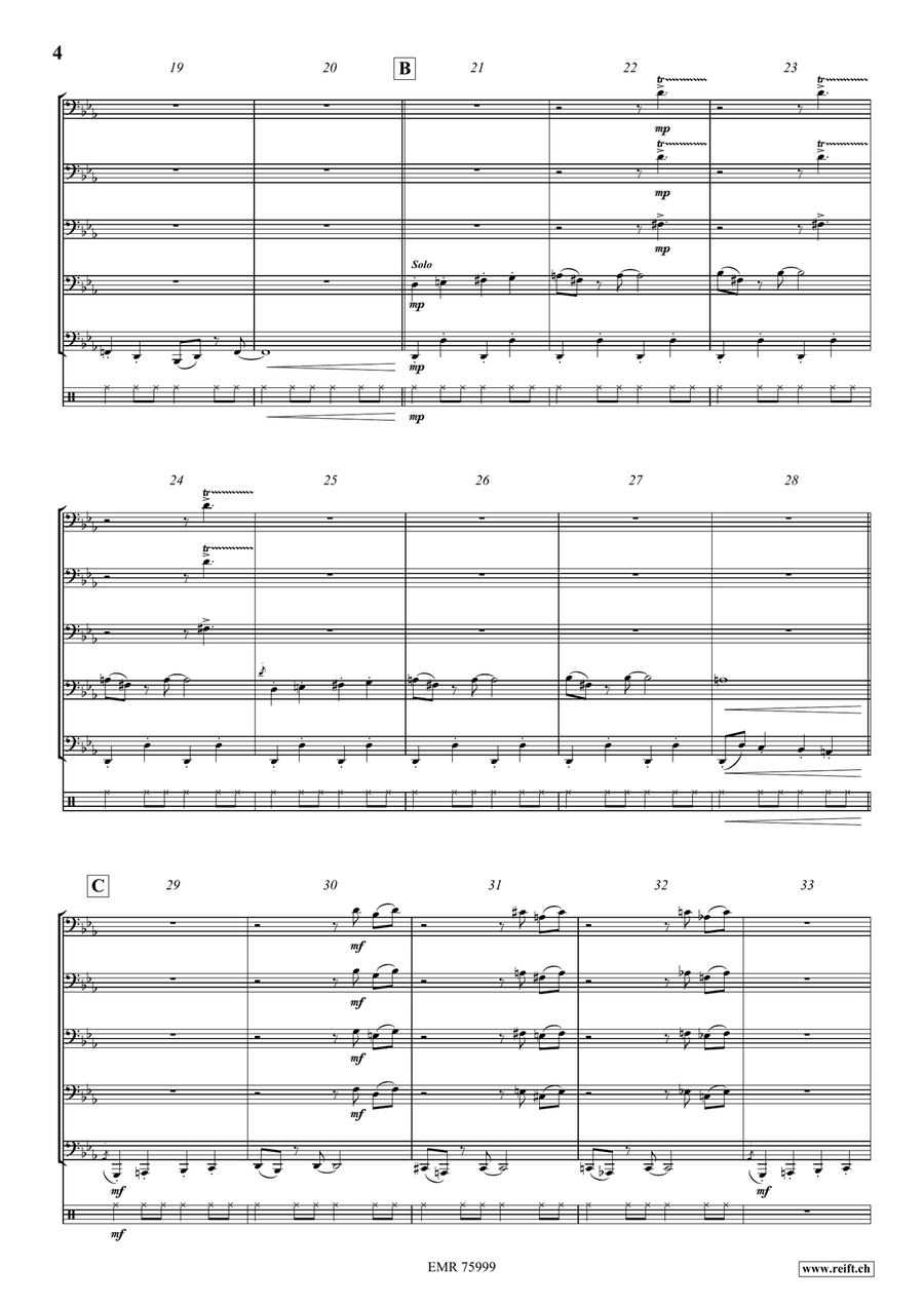 Swinging In The Hall Of The Mountain King Tuba scores gallery preview page 5