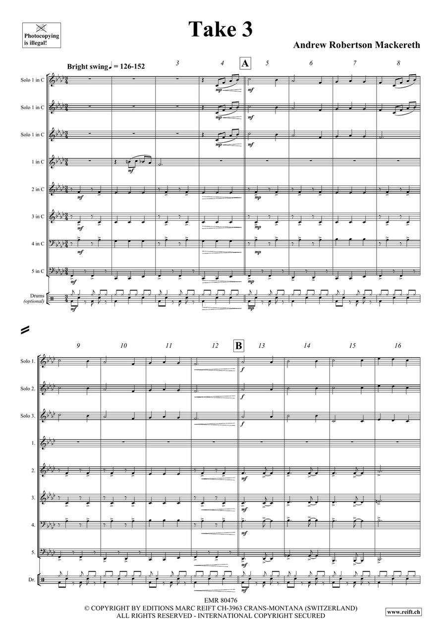 Take 3 Take 3 Score scores gallery preview page 4