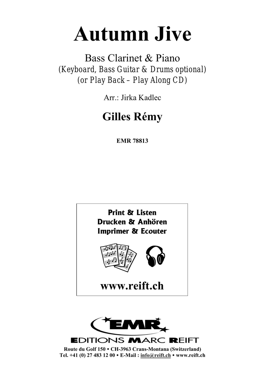 Autumn Jive Autumn Jive Bass Clarinet scores gallery preview page 2