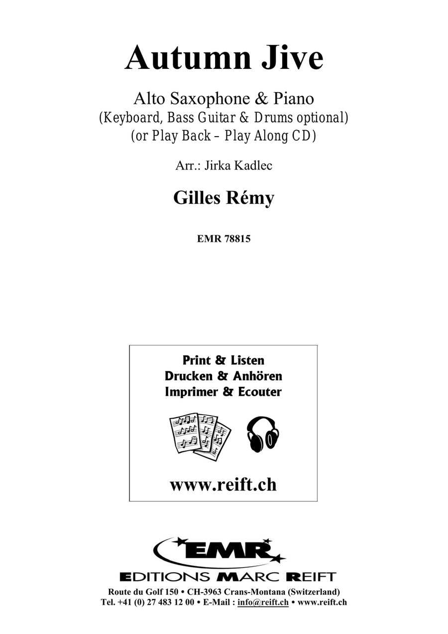 Autumn Jive Autumn Jive Alto Saxophone scores gallery preview page 2