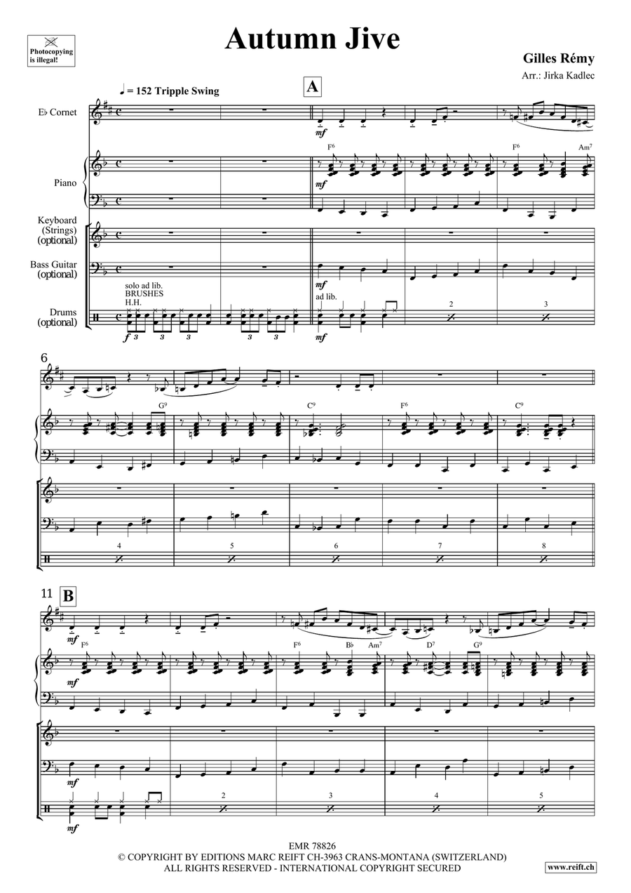 Autumn Jive Autumn Jive Cornet scores gallery preview page 4