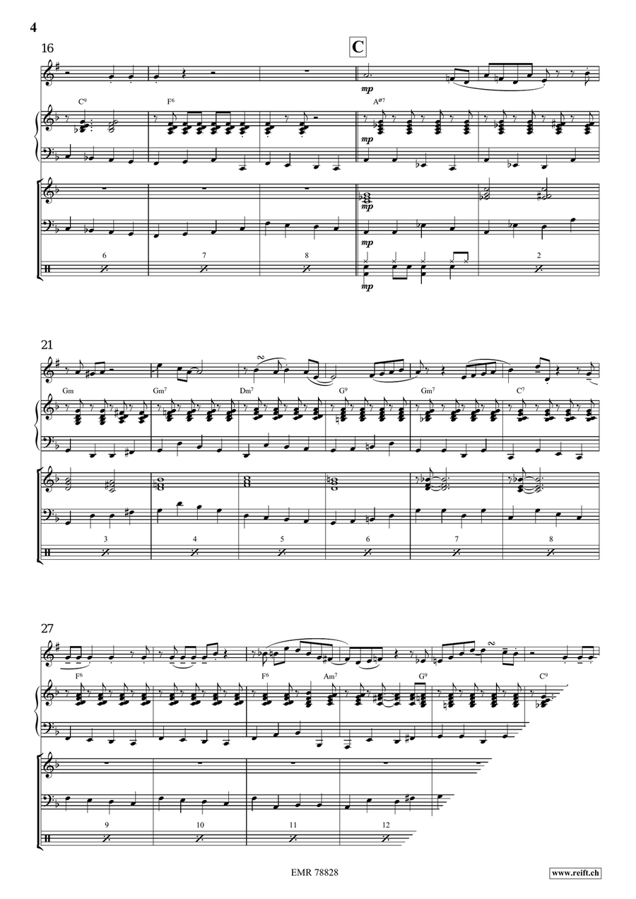 Autumn Jive Autumn Jive Bass Guitar scores gallery preview page 5