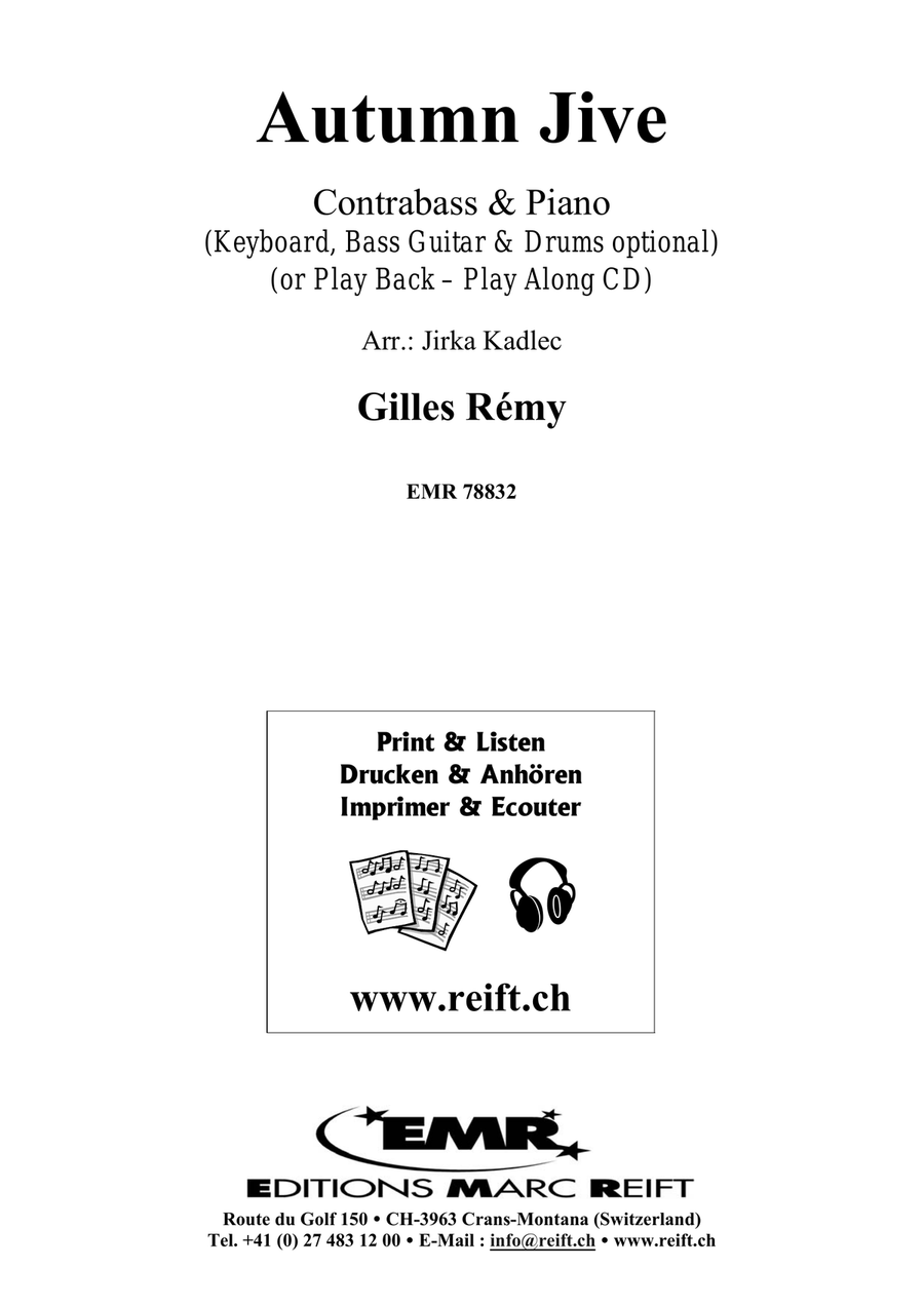 Autumn Jive Autumn Jive Double Bass scores gallery preview page 2