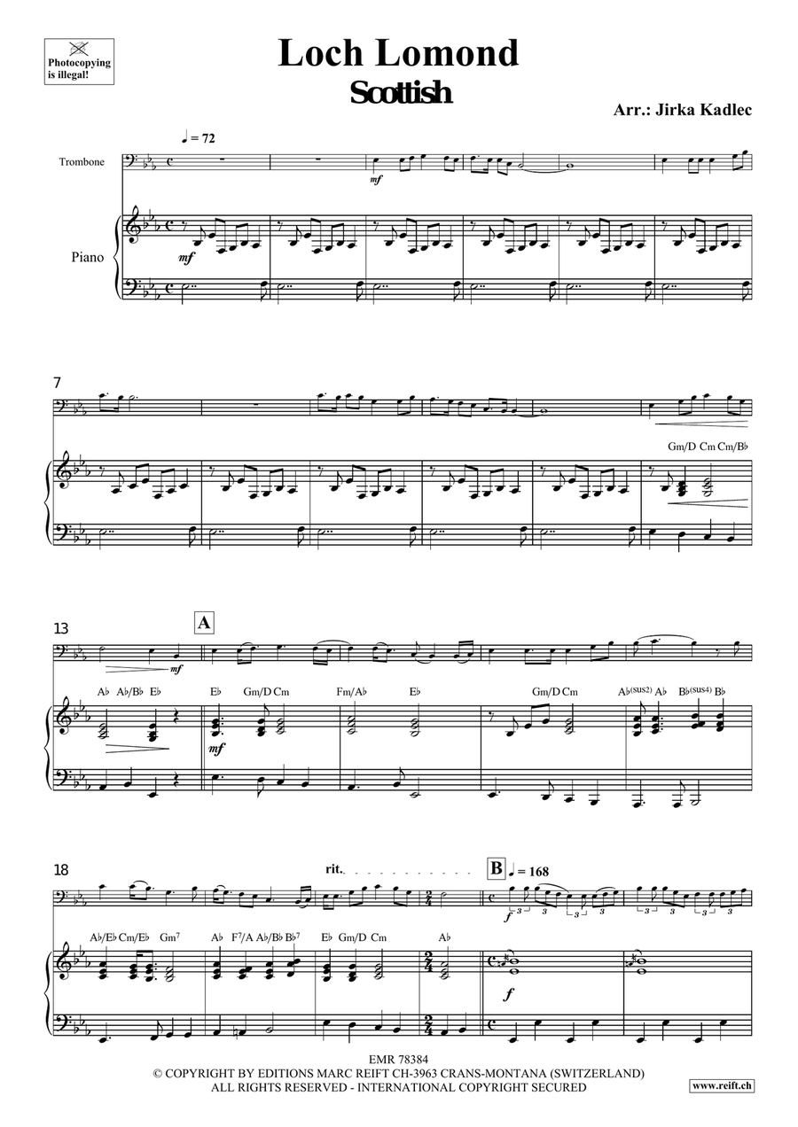 Loch Lomond Loch Lomond Piano Accompaniment scores gallery preview page 4