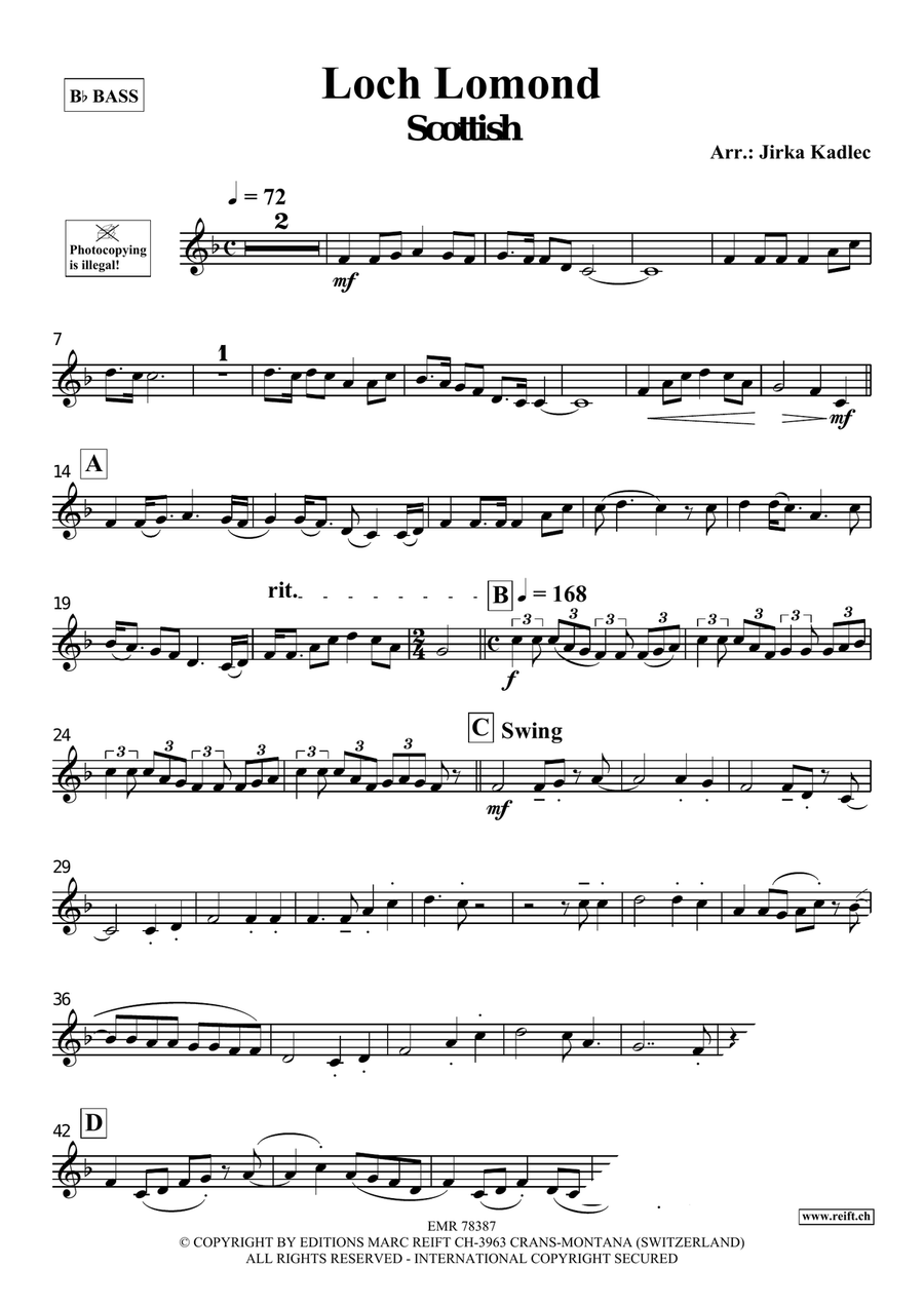 Loch Lomond Loch Lomond Voice Solo scores gallery preview page 3