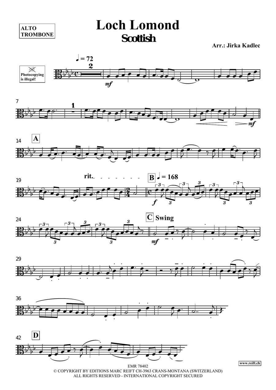 Loch Lomond Loch Lomond Piano Accompaniment scores gallery preview page 3