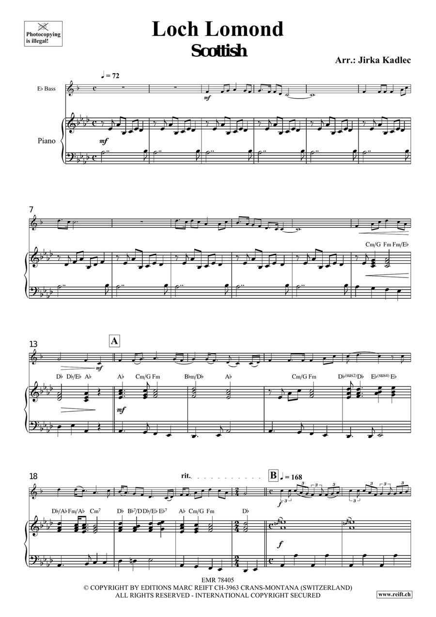 Loch Lomond Loch Lomond Voice Solo scores gallery preview page 4