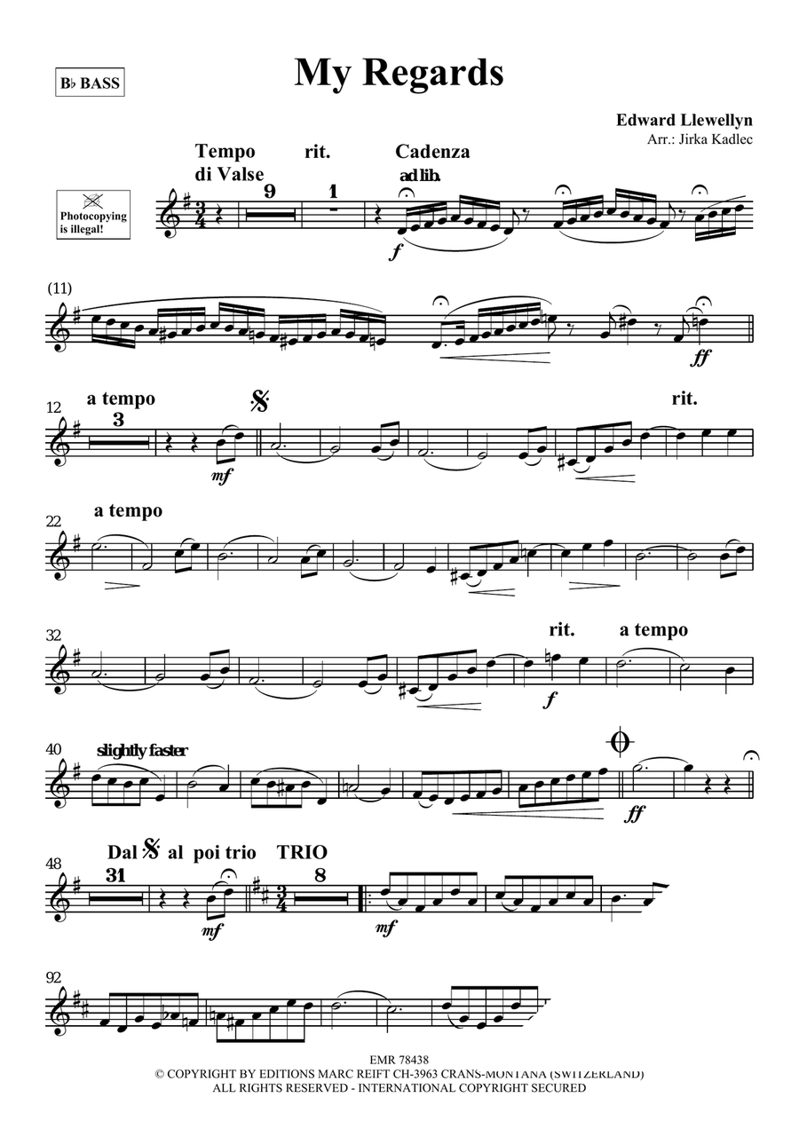 My Regards My Regards Voice Solo scores gallery preview page 3