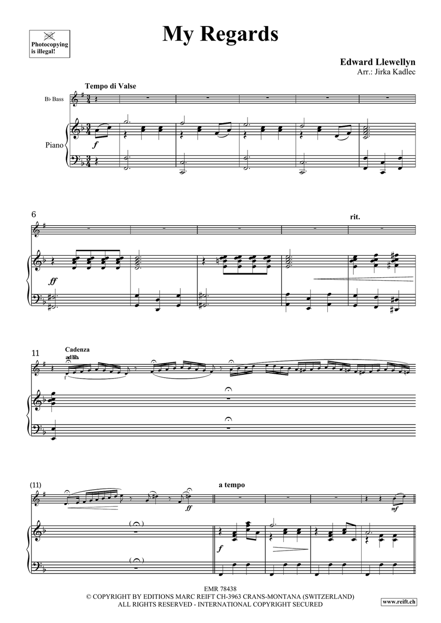 My Regards My Regards Voice Solo scores gallery preview page 4
