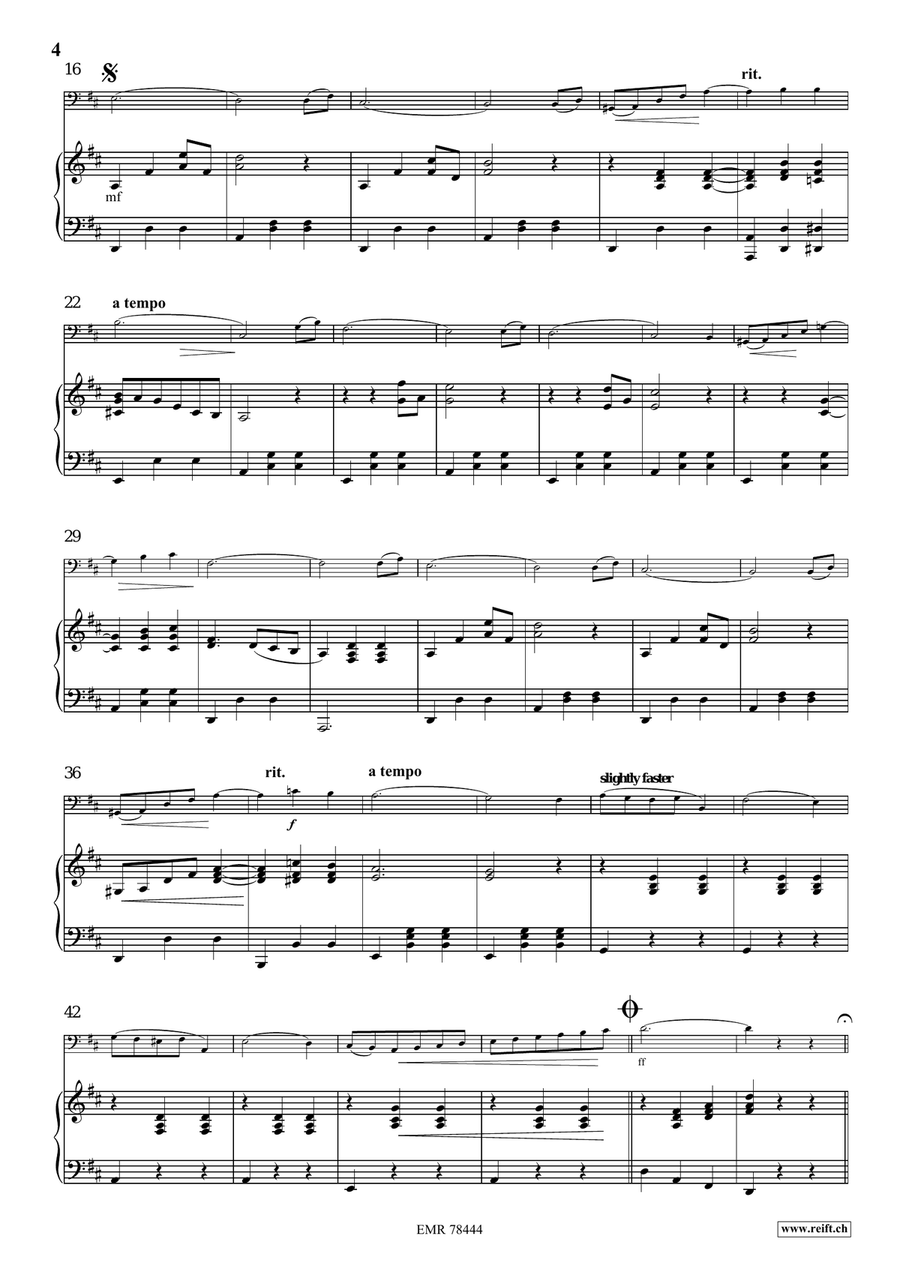 My Regards My Regards Double Bass scores gallery preview page 5