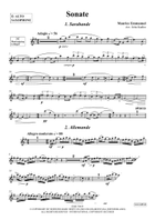 Sonate Alto Saxophone scores gallery preview page 3