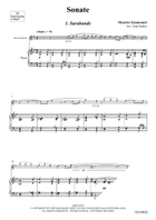Sonate Alto Saxophone scores gallery preview page 4