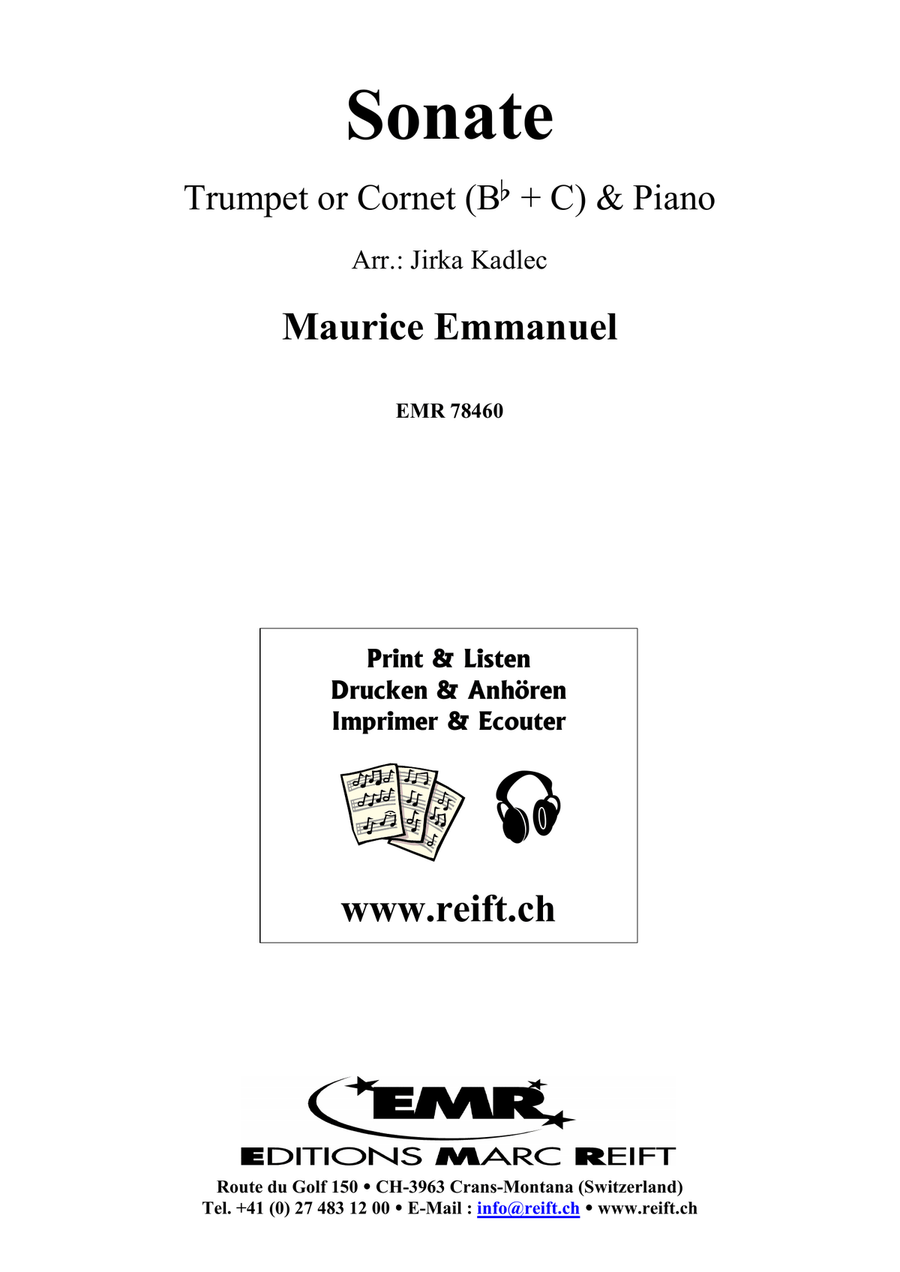 Sonate Sonate Cornet scores gallery preview page 2