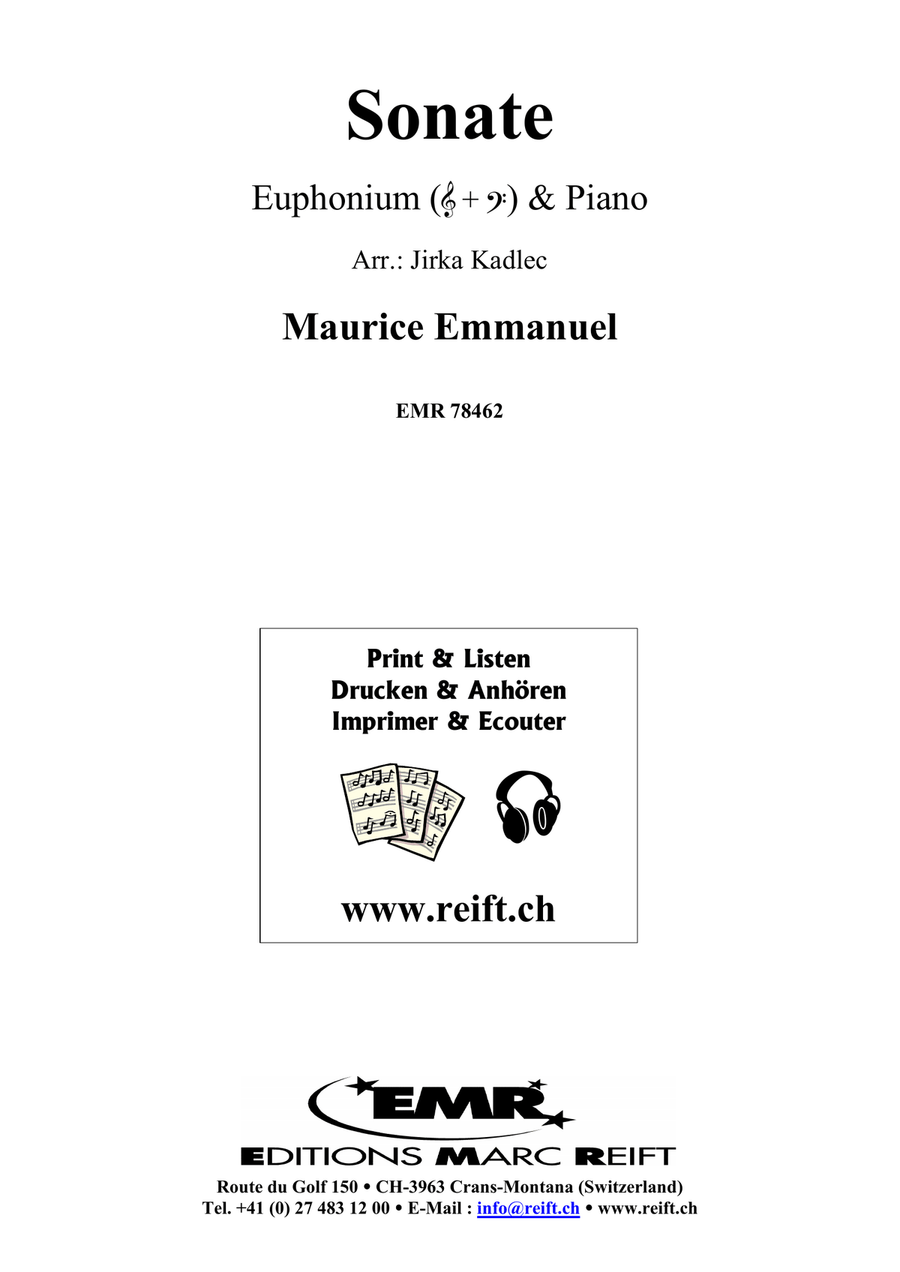 Sonate Sonate Euphonium scores gallery preview page 2