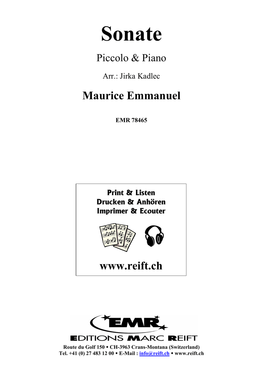 Sonate Sonate Piccolo scores gallery preview page 2