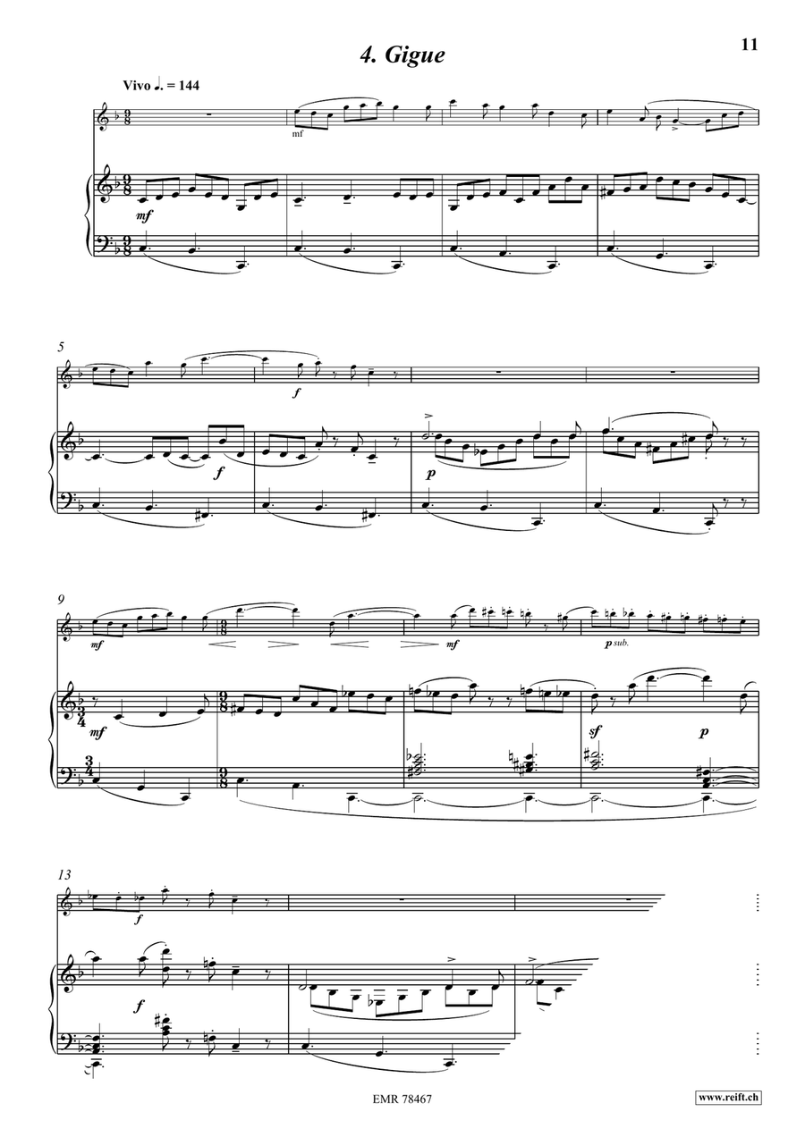 Sonate Sonate Violin Solo scores gallery preview page 7