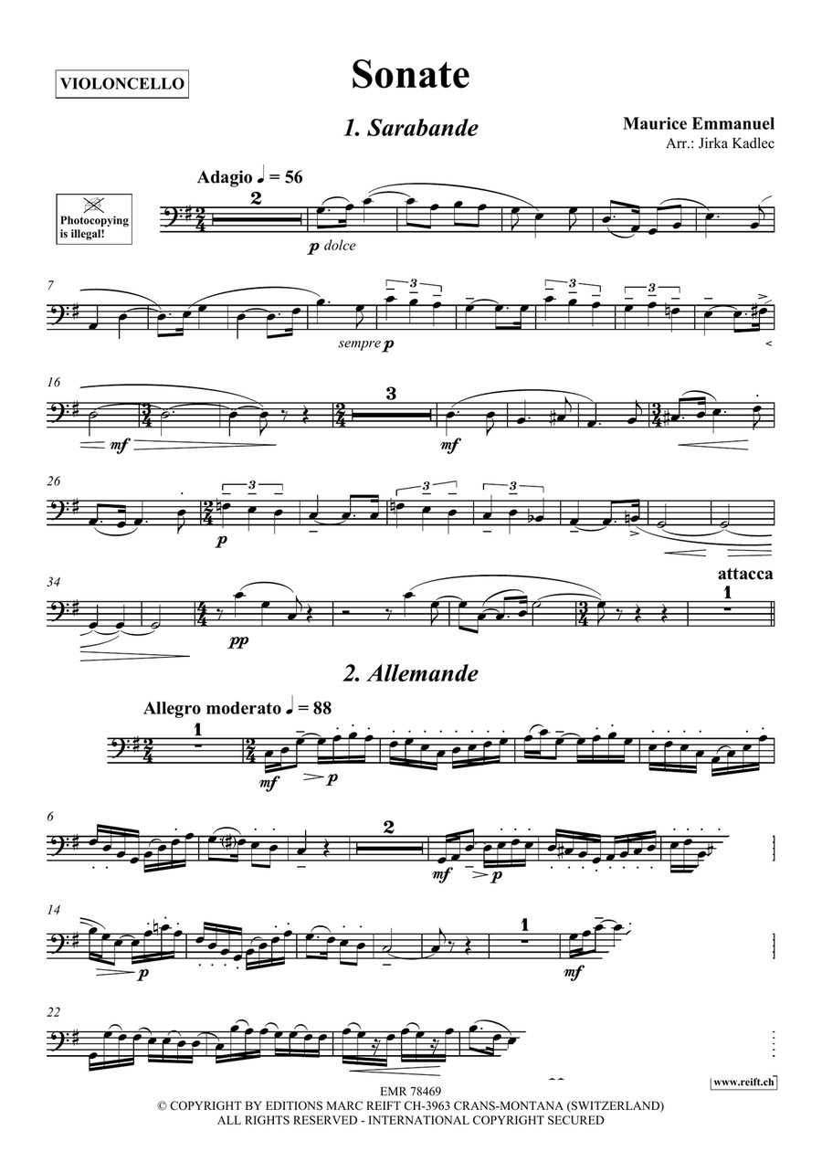 Sonate Sonate Piano Accompaniment scores gallery preview page 3