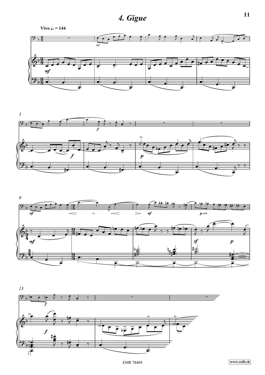 Sonate Sonate Piano Accompaniment scores gallery preview page 7