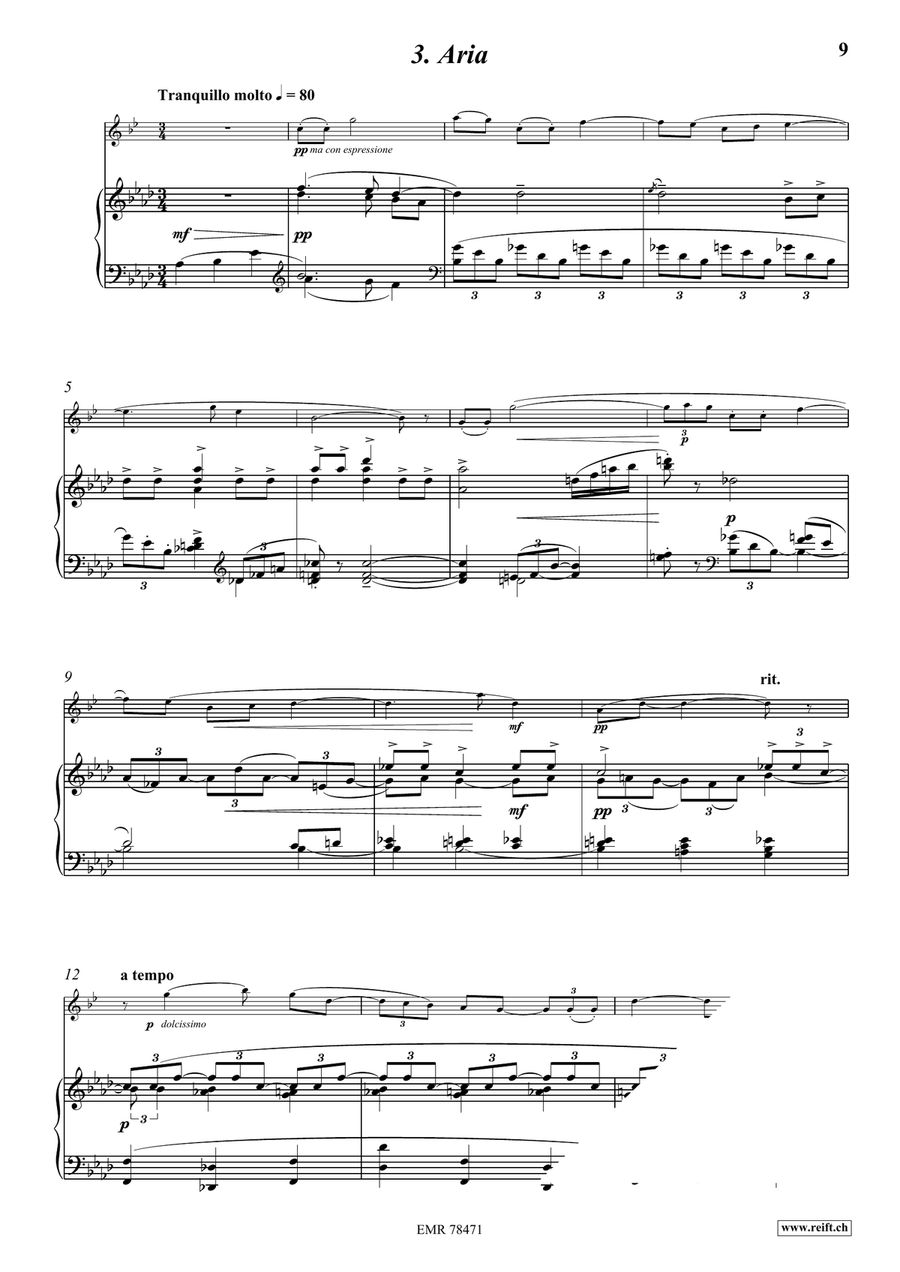 Sonate Sonate Clarinet Solo scores gallery preview page 6