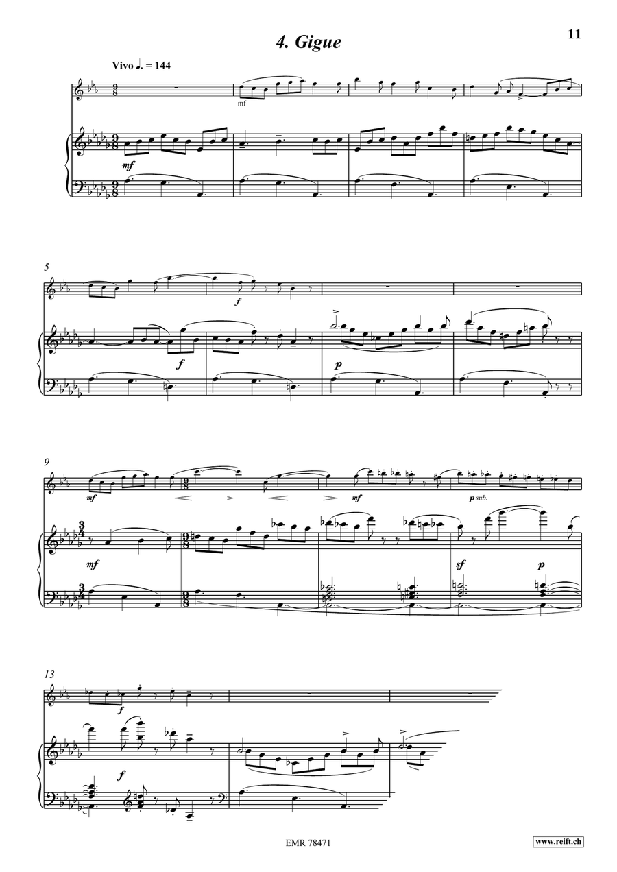 Sonate Sonate Clarinet Solo scores gallery preview page 7