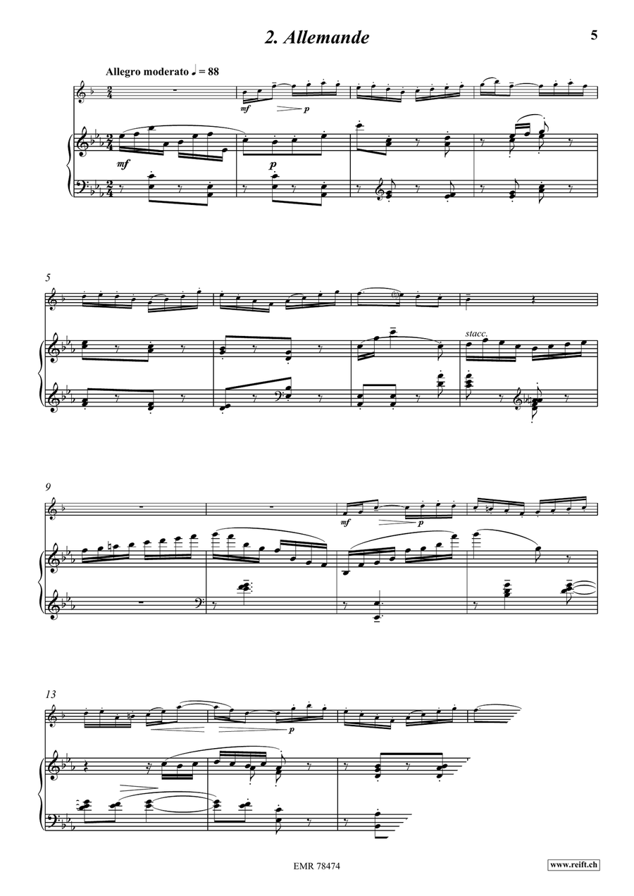 Sonate Sonate Tenor Saxophone scores gallery preview page 5