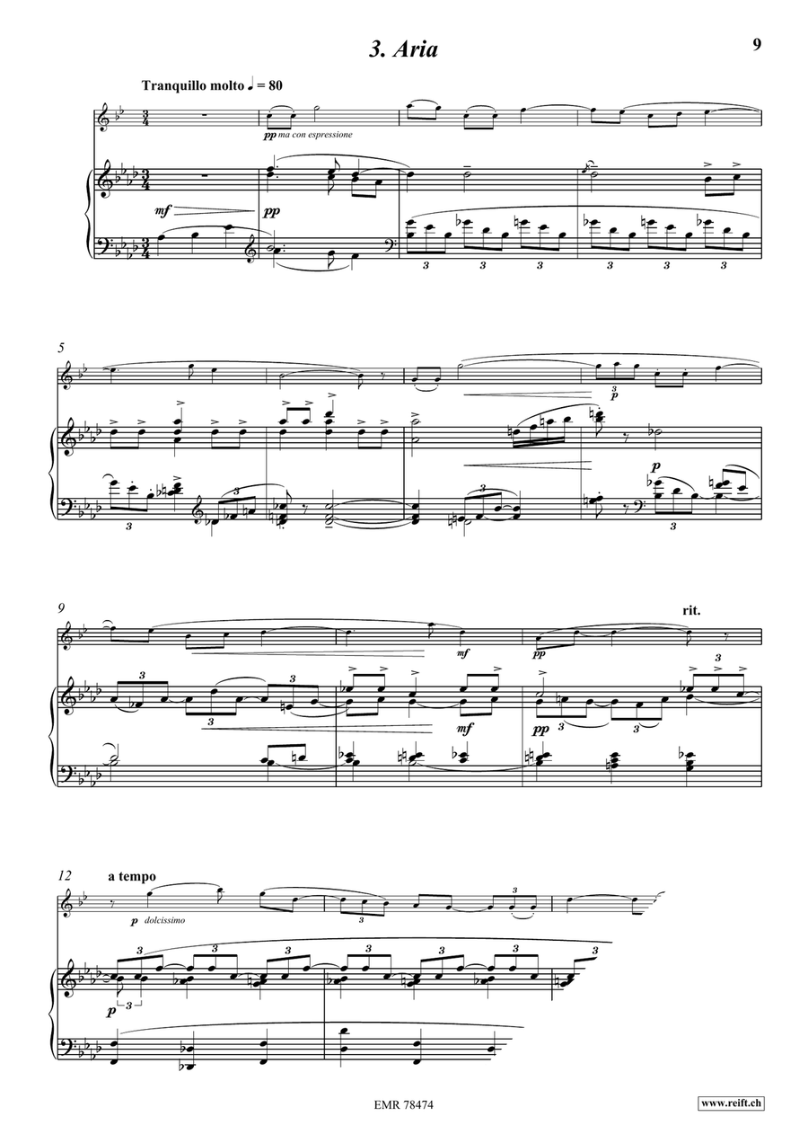 Sonate Sonate Tenor Saxophone scores gallery preview page 6