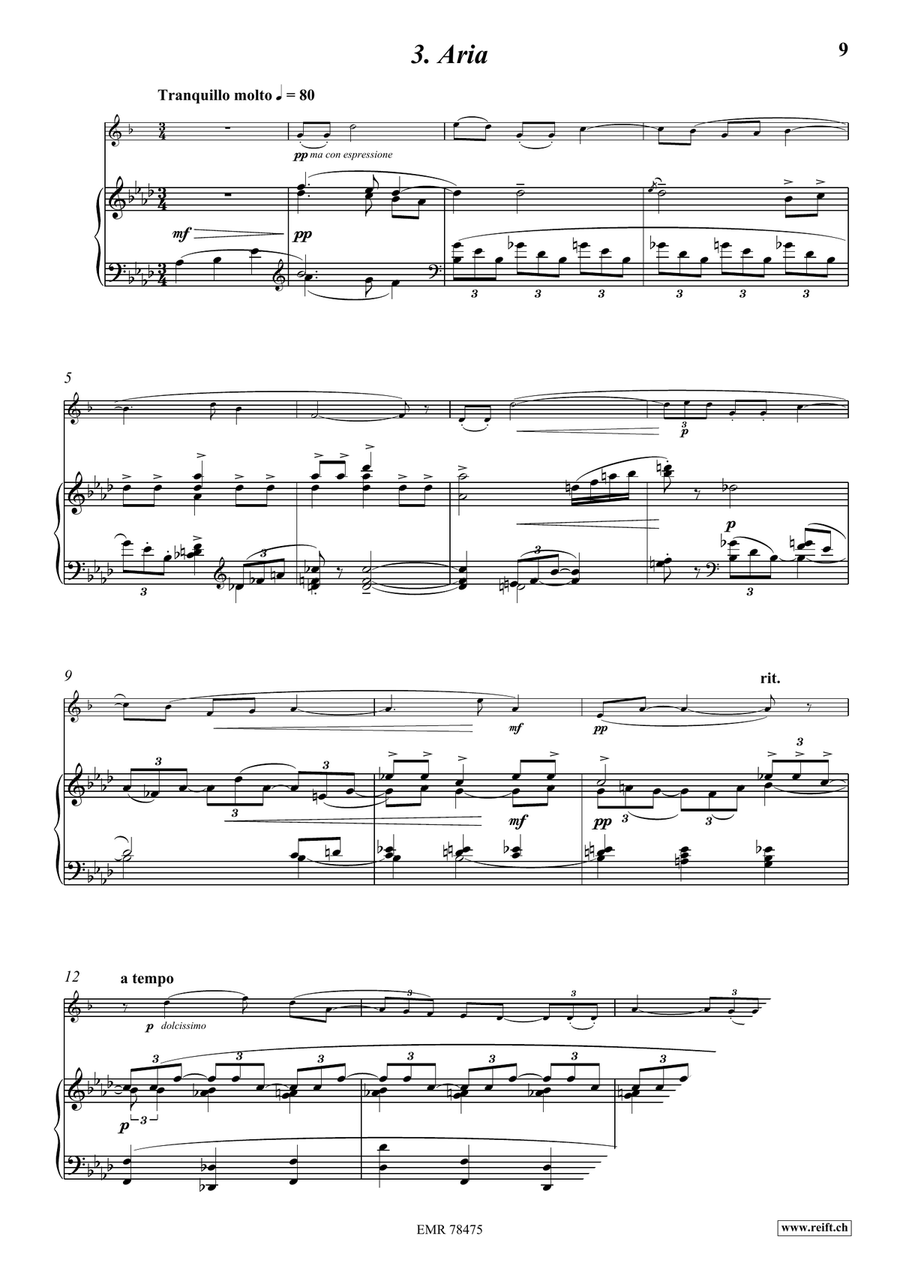 Sonate Sonate Baritone Saxophone scores gallery preview page 6