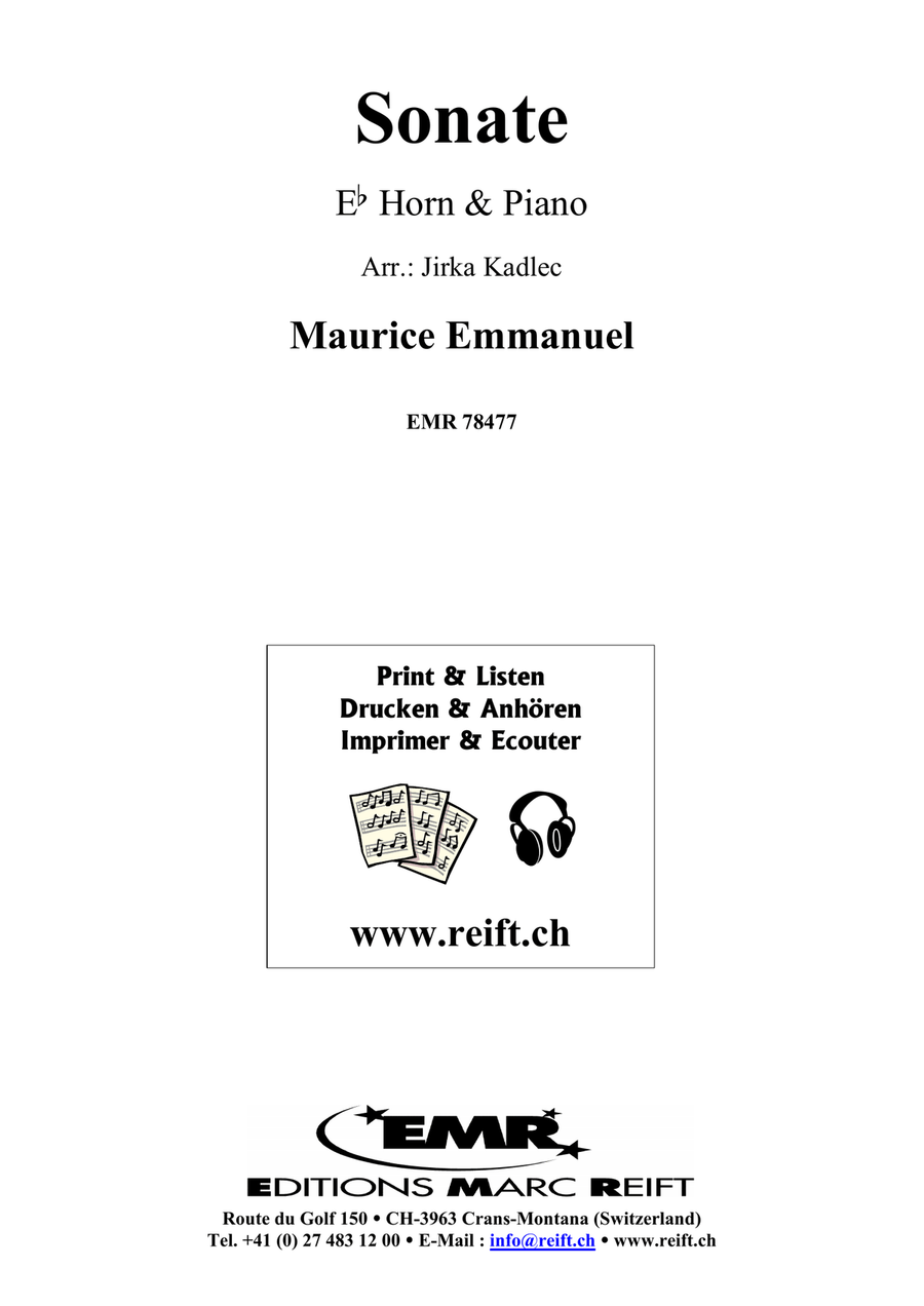 Sonate Sonate Horn scores gallery preview page 2