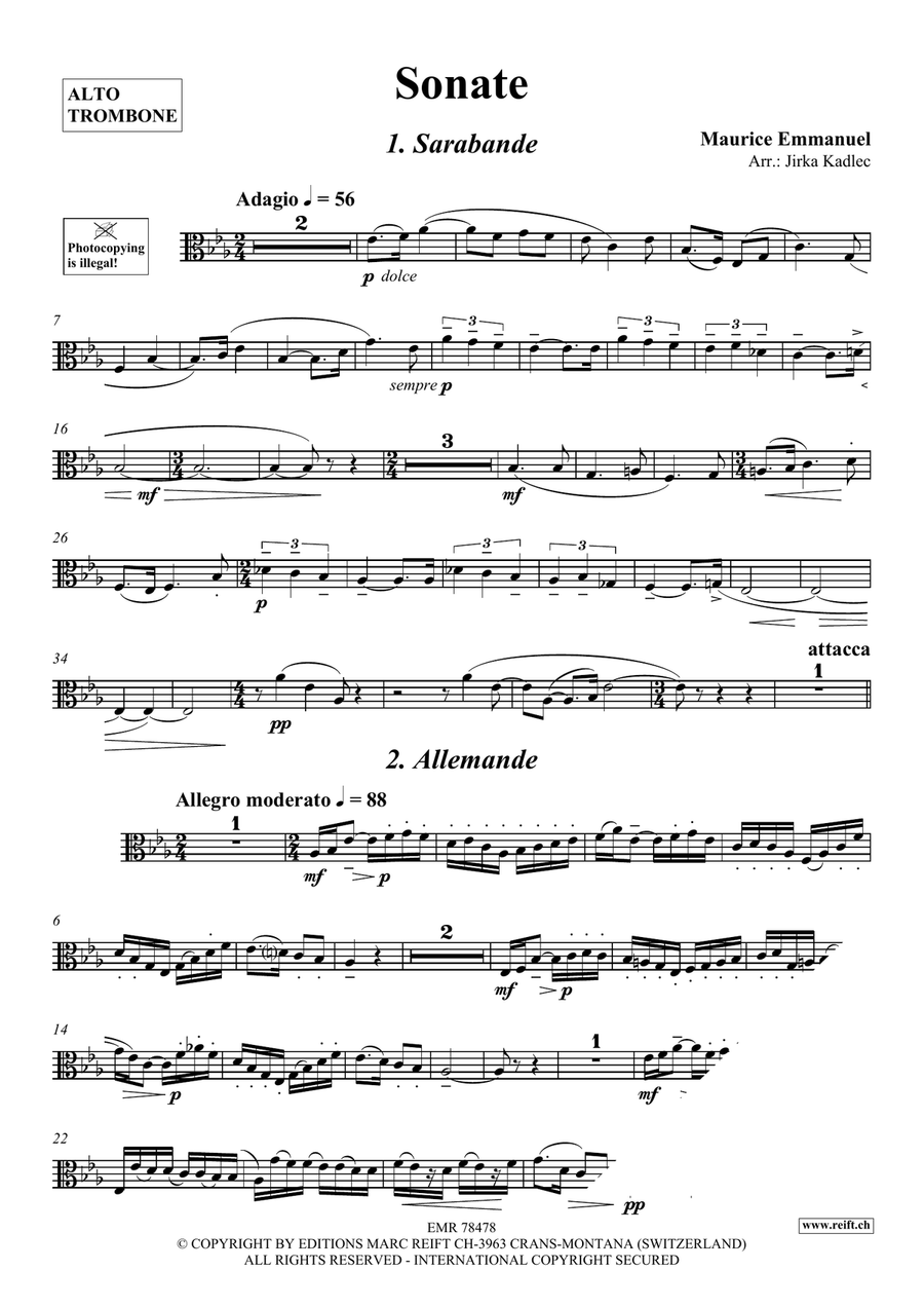 Sonate Sonate Piano Accompaniment scores gallery preview page 3