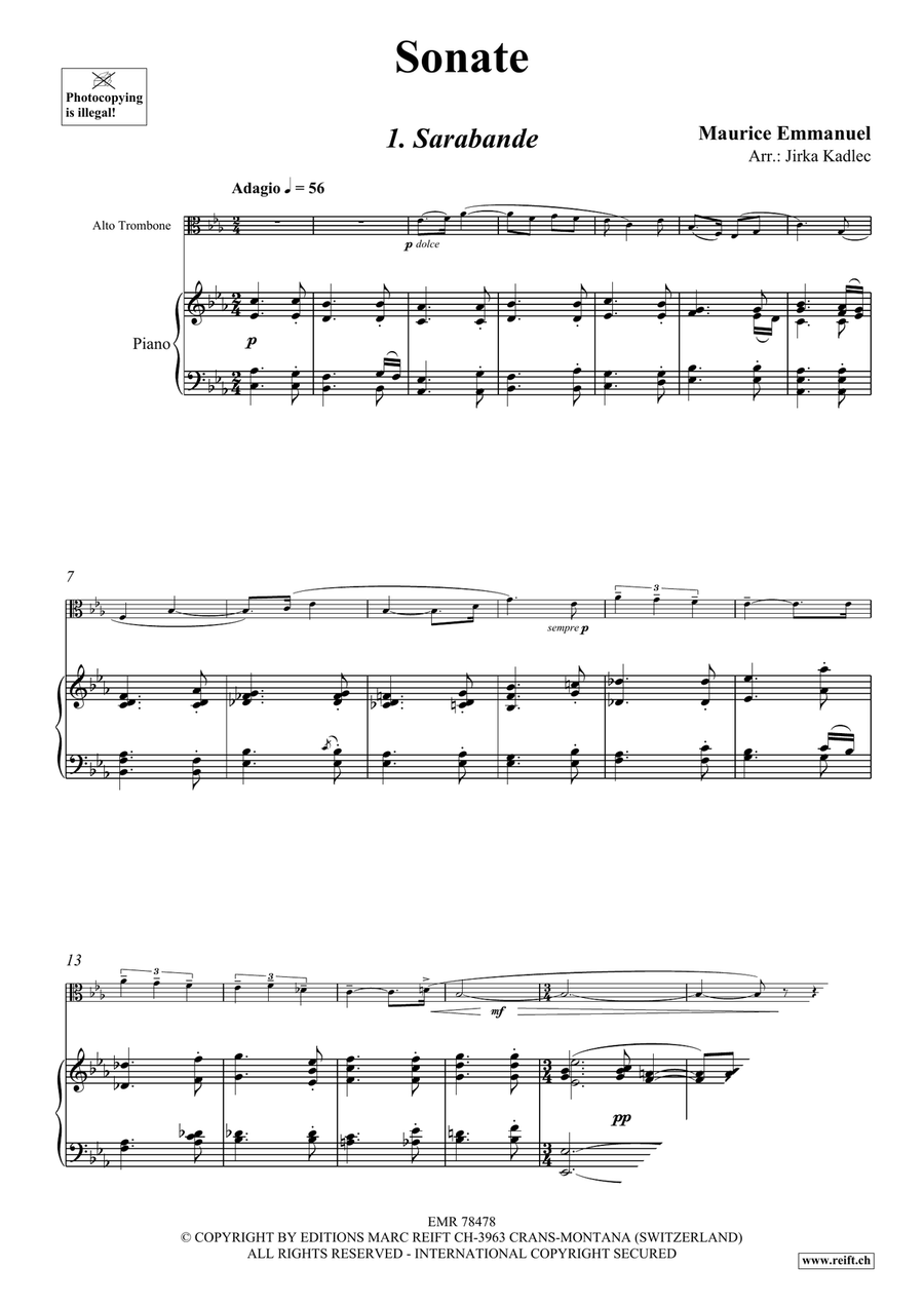 Sonate Sonate Piano Accompaniment scores gallery preview page 4