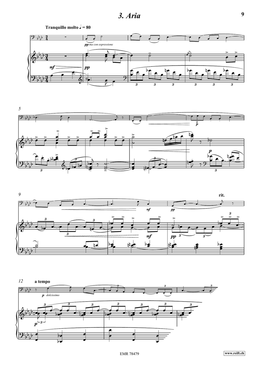 Sonate Sonate Bass Trombone scores gallery preview page 6
