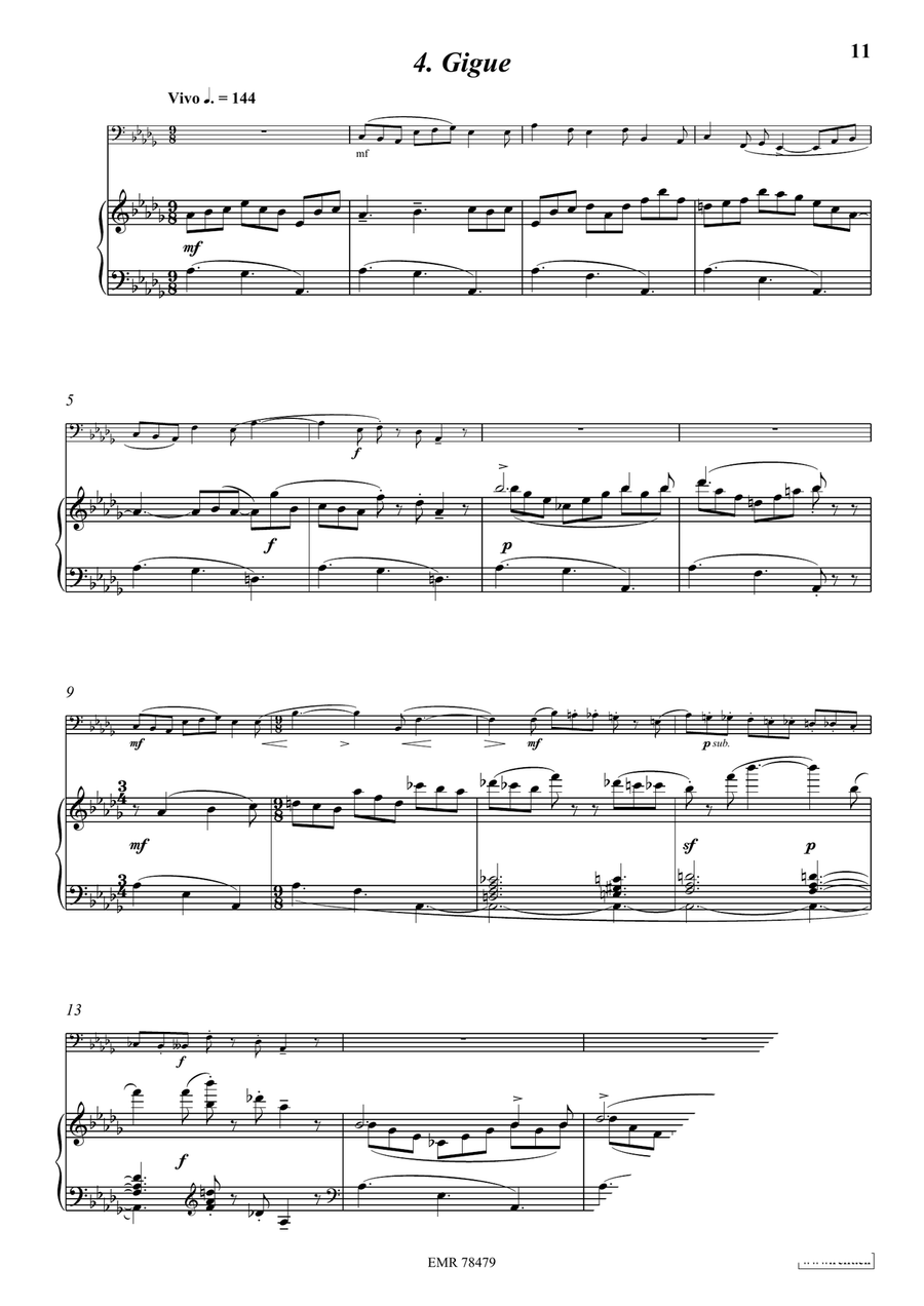 Sonate Sonate Bass Trombone scores gallery preview page 7