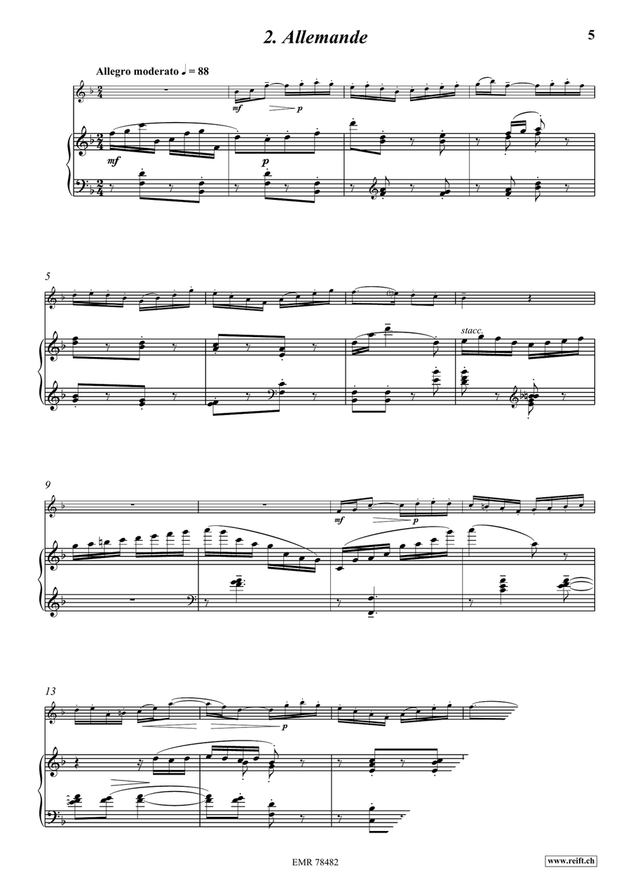 Sonate Sonate Piano Accompaniment scores gallery preview page 5