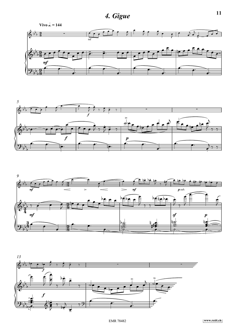 Sonate Sonate Piano Accompaniment scores gallery preview page 7