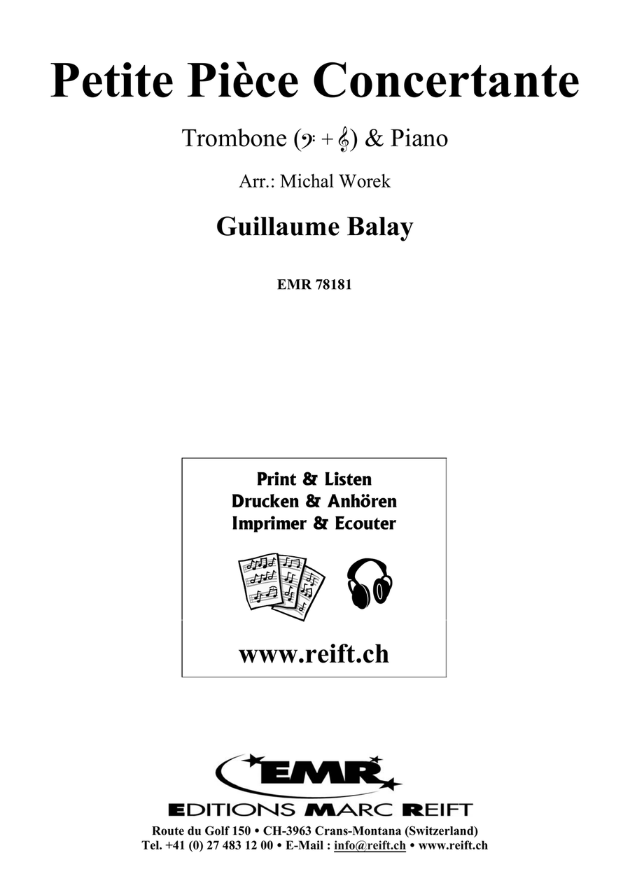 Petite Pièce Concertante Petite Pièce Concertante Piano Accompaniment scores gallery preview page 2