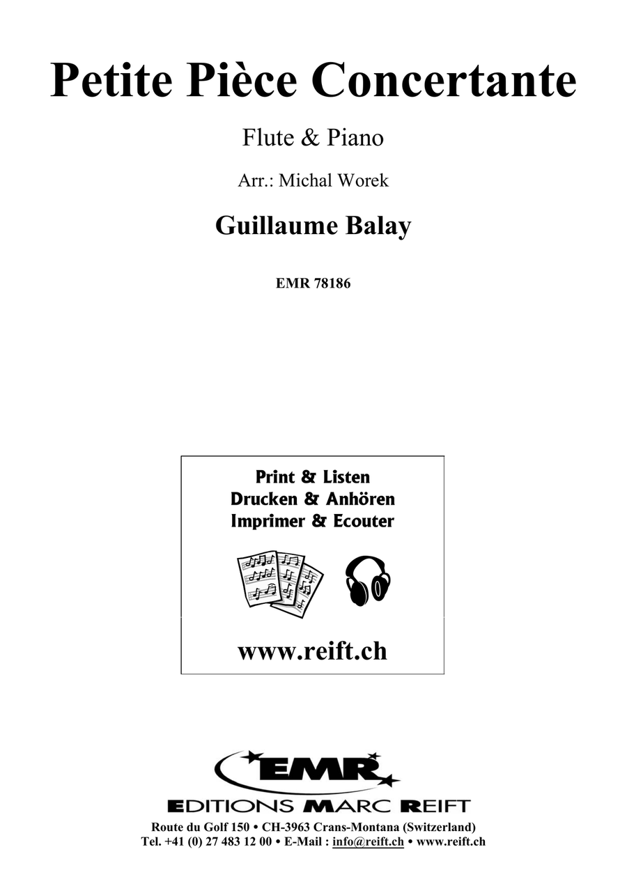 Petite Pièce Concertante Petite Pièce Concertante Flute Solo scores gallery preview page 2