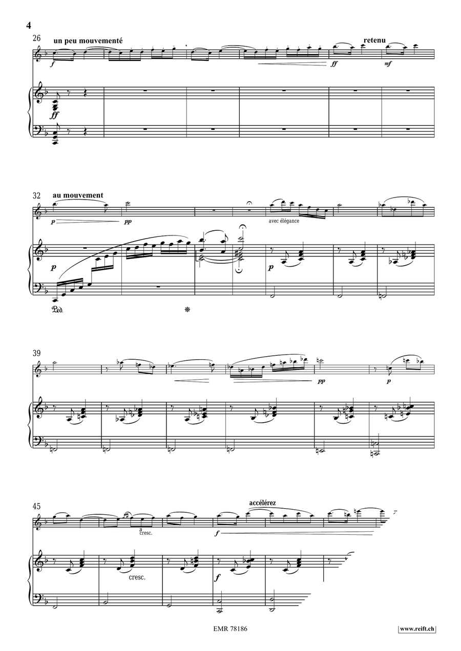 Petite Pièce Concertante Petite Pièce Concertante Flute Solo scores gallery preview page 5