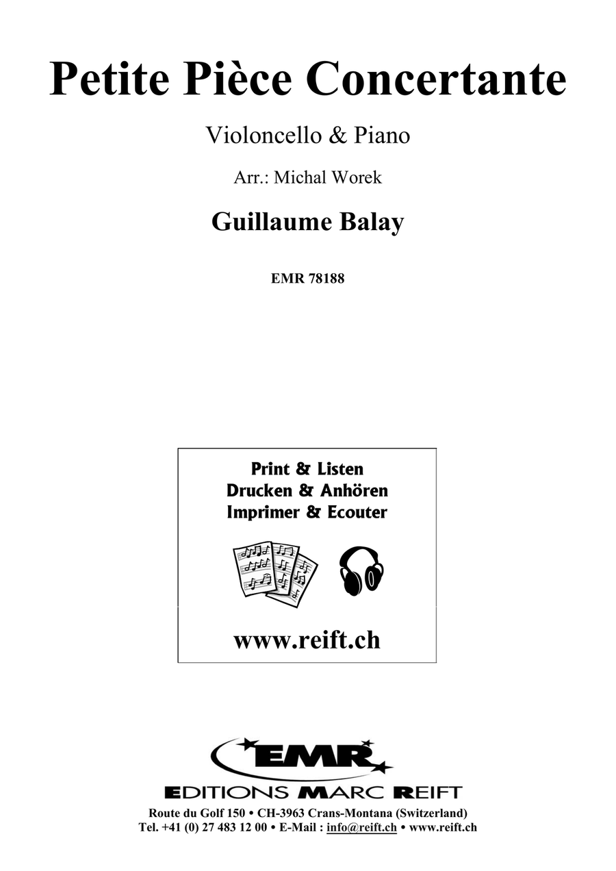 Petite Pièce Concertante Petite Pièce Concertante Piano Accompaniment scores gallery preview page 2