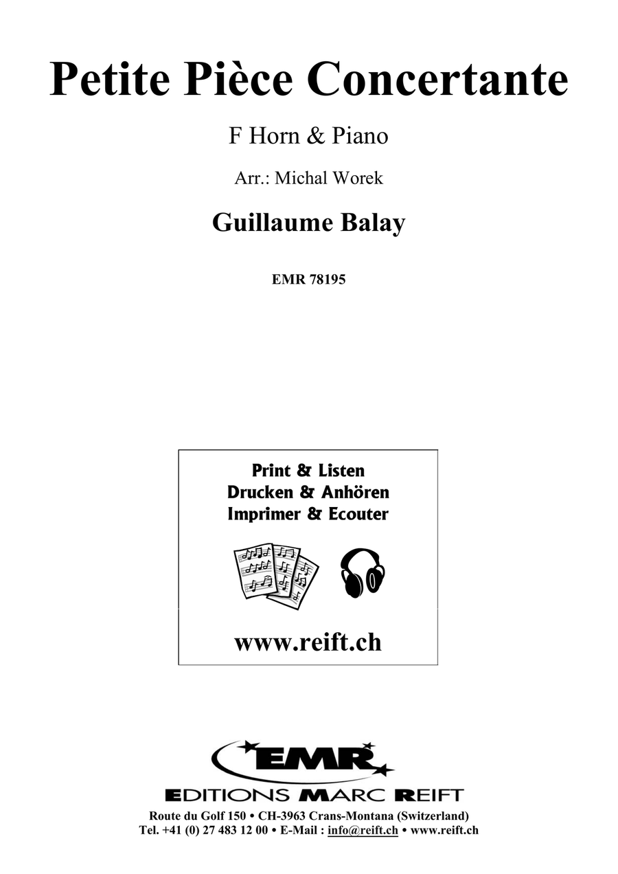 Petite Pièce Concertante Petite Pièce Concertante Horn scores gallery preview page 2