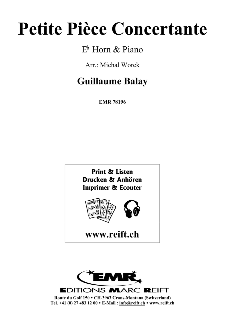 Petite Pièce Concertante Petite Pièce Concertante Horn scores gallery preview page 2